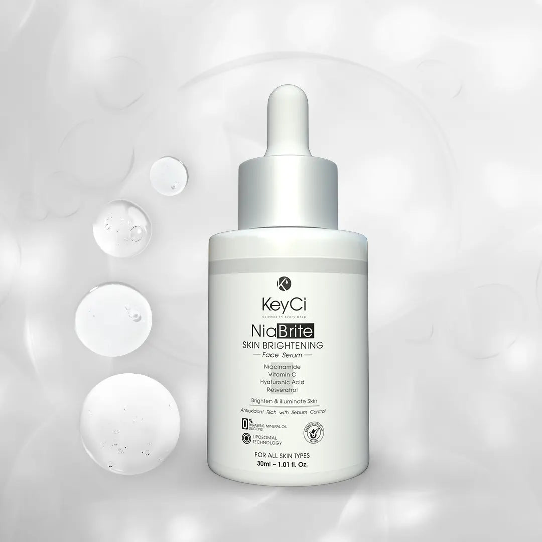 KeyCi NiaBrite Skin Brightening Face Serum 30ml | Niacinamide & Vitamin C Face Serum