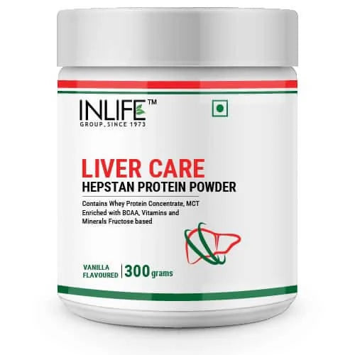 Inlife Liver Care Hespan Protein Powder Vanilla Flavour - 300 gm
