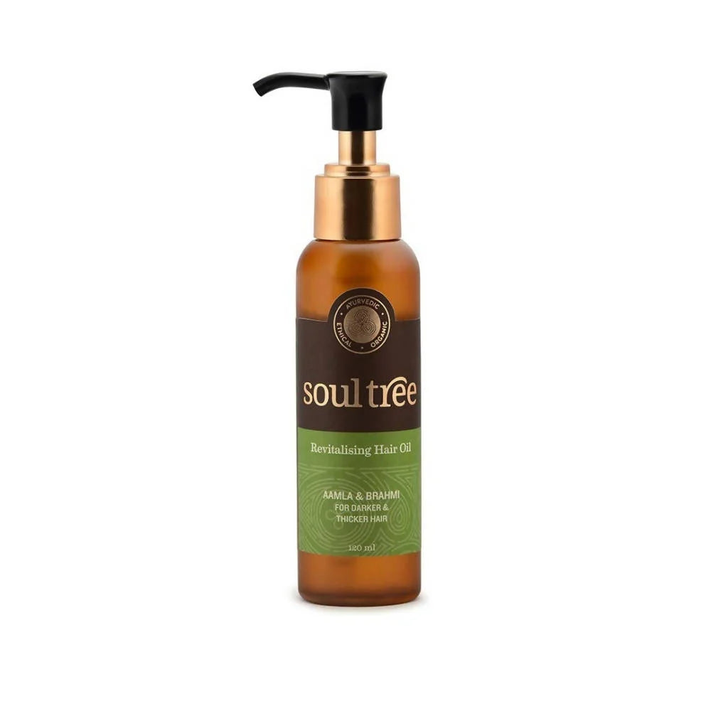 Soultree Revitalising Hair Oil with Aamla & Brahmi - 120 ml