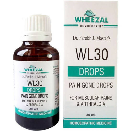 Wheezal Homeopathy WL-30 Pain Gone Drops -30 ml