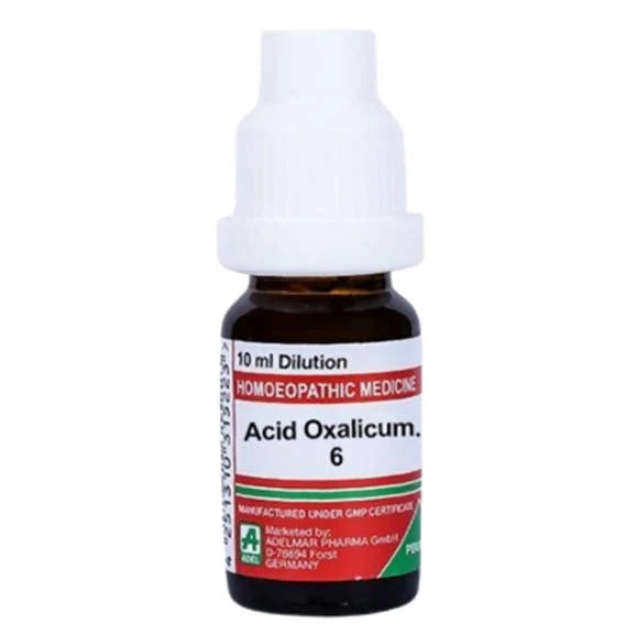 Adel Homeopathy Acid Oxalicum Dilution -6 CH