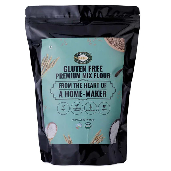 Millet Amma Organic Gluten Free Premium Mix Flour - 1 Kg