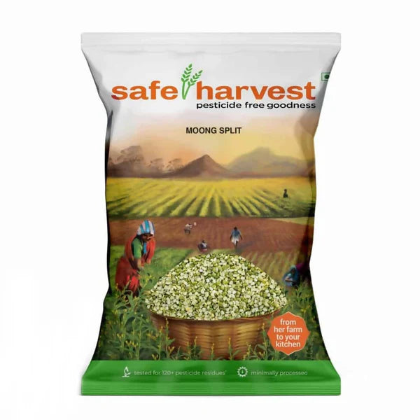 Safe Harvest Moong Split - 500 gm