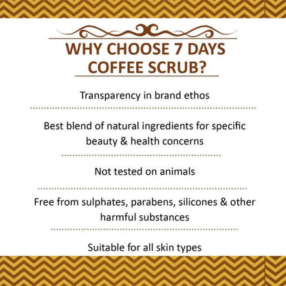 7 Days Coffee Body Scrub - 100 gm