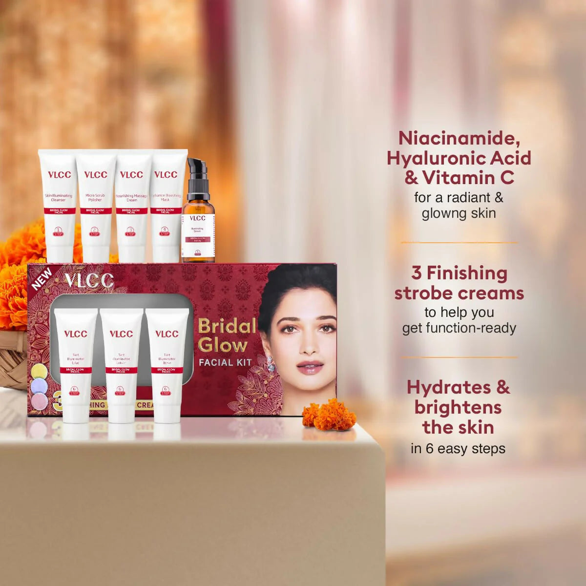 VLCC Bridal Glow Facial Kit for Special Glow For Your Special Moments