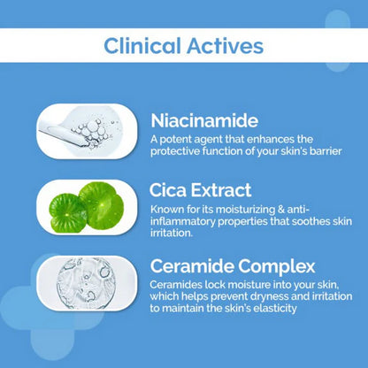 The Derma Co 2% Niacinamide Gentle Skin Cleanser for Sensitive, Dry & Normal Skin - 125 ml