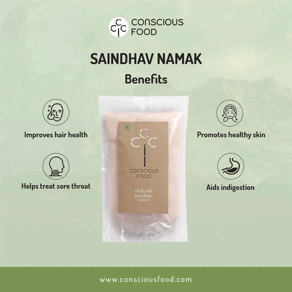 Conscious Food Rock Salt (Saindhav)