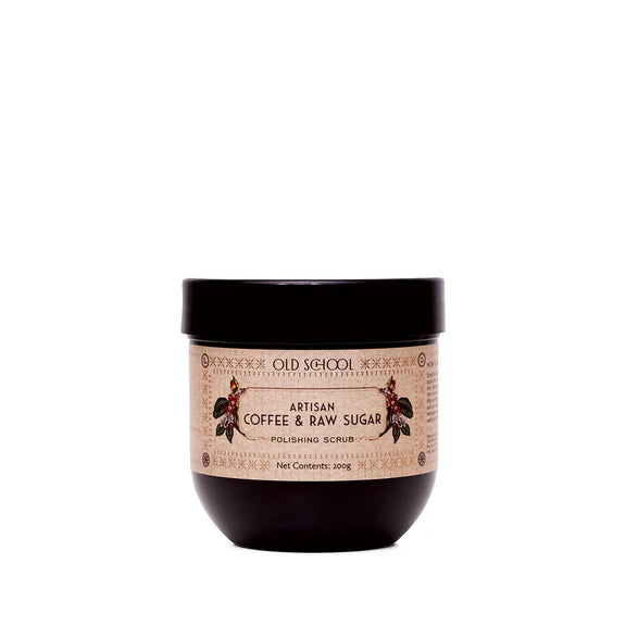 Old School Rituals Artisan Coffee & Raw Sugar Polishing Scrub - 200 gm