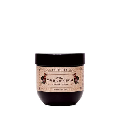 Old School Rituals Artisan Coffee & Raw Sugar Polishing Scrub - 200 gm