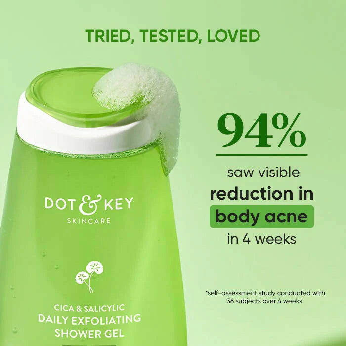 Dot & Key Cica & Salicylic Daily Exfoliating Shower Gel - 250 ml