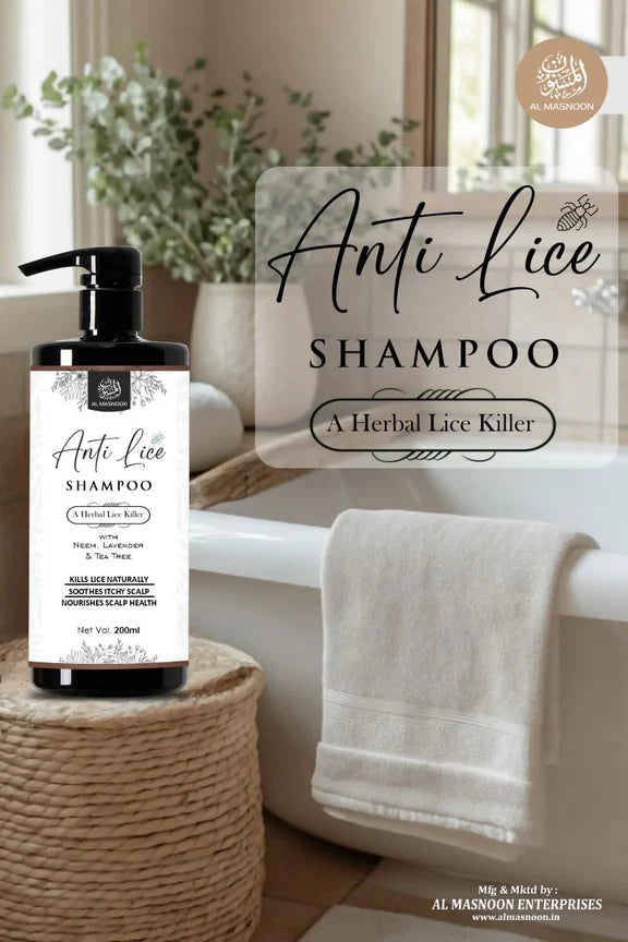 Al Masnoon Anti-Lice Hair Oil & Shampoo - combo
