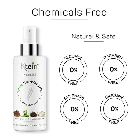 Ktein Natural Hair Holding Spray Without Alcohol - 100 ml