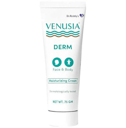 Dr. Reddy's Venusia Derm Moisturizing Cream For Face & Body - 75 gm