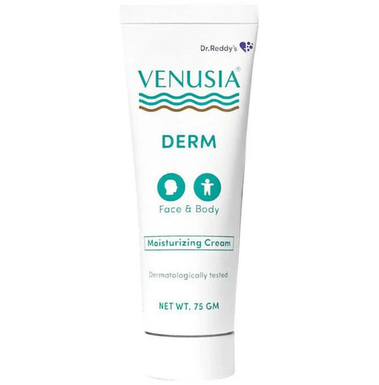 Dr. Reddy's Venusia Derm Moisturizing Cream For Face & Body - 75 gm