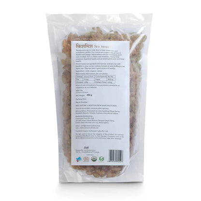 Conscious Food Organic Raisins (Kishmish)