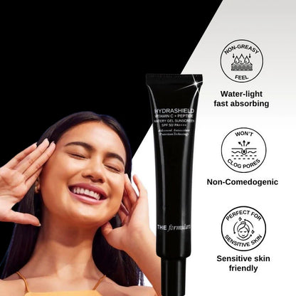 The Formularx Hydrashield Vitamin C + Peptide Sunscreen Spf 50 Pa++++ For Oily, Acne Prone Skin - 50 gm