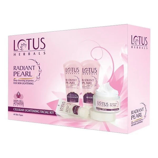 Lotus Herbals Radiant Pearl Cellular Lightening Facial Kit