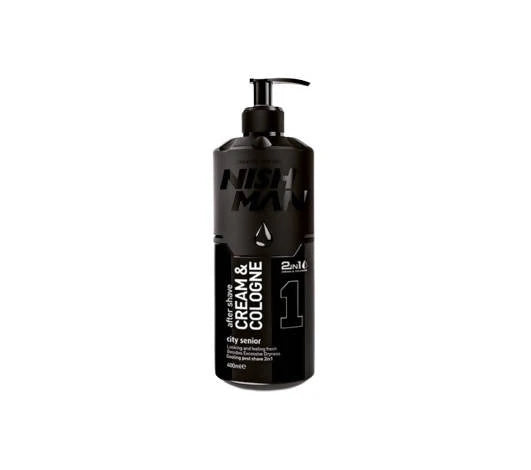 Nishman After Shave 2 in 1 Cream & Cologne City Senior - Cream Based - 400 ml