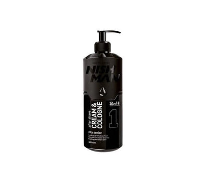 Nishman After Shave 2 in 1 Cream & Cologne City Senior - Cream Based - 400 ml