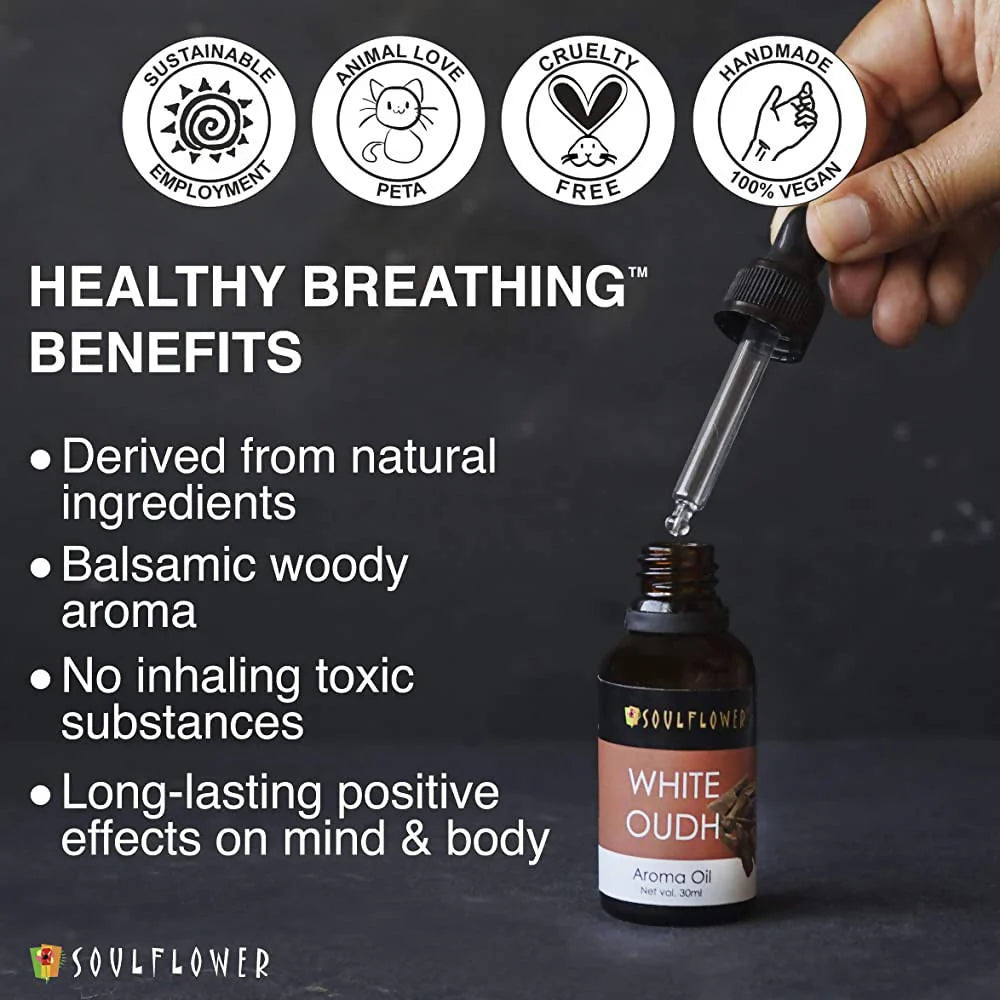 Soulflower White Oudh Aroma Oil -30 ml Rs. 1