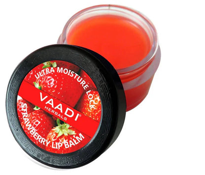 Vaadi Herbals Lip Balm - Strawberry - 6 gm