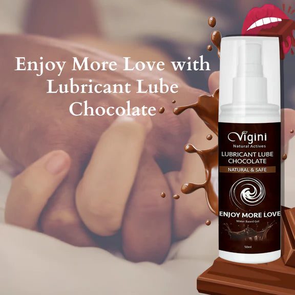 Vigini Intimate Chocolate Lubricant Personal Lube Water Based Gel - 50 ml