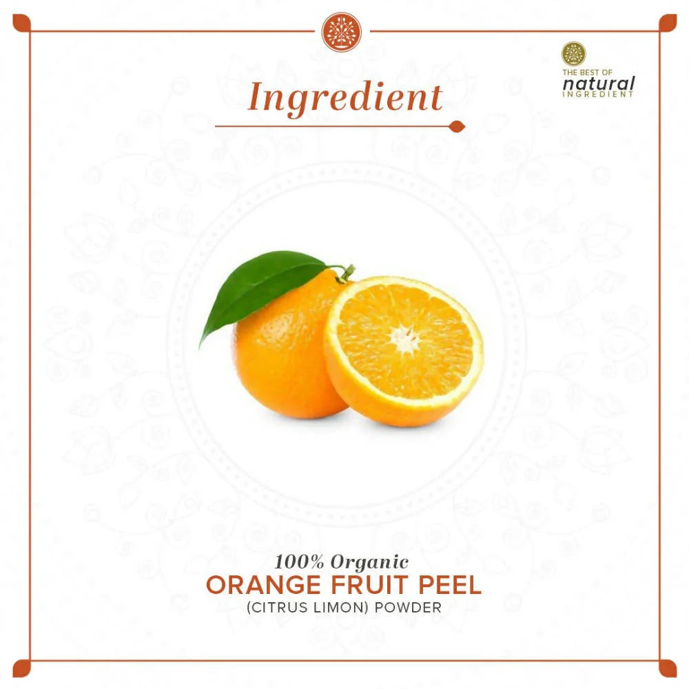 Khadi Natural Organic Orange Fruit Peel Powder - 100 gm