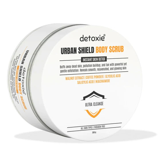 Detoxie Body Wash Lotion & Scrub Combo - Urban Shiled - combo