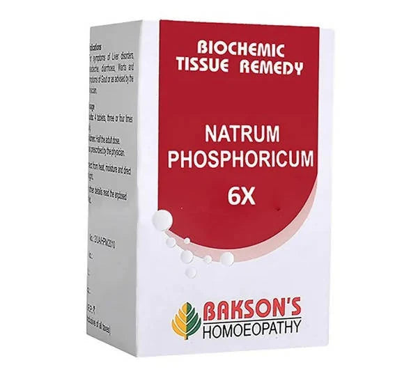 Bakson's Homeopathy Natrum Phosphoricum Biochemic Tablets -3X