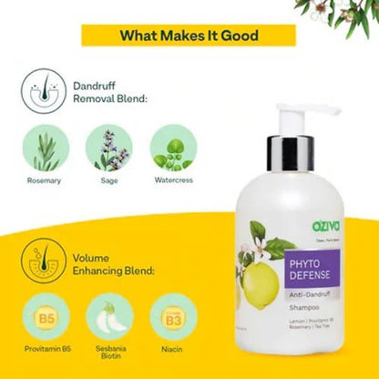 OZiva Phyto Defense Anti-Dandruff Shampoo -200 ml