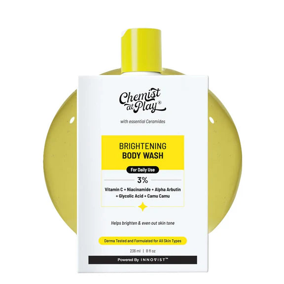 Chemist at Play Brightening Roll On And Body Wash For Glowing Skin Combo Kit - combo