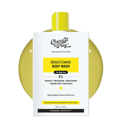 Chemist at Play Brightening Roll On And Body Wash For Glowing Skin Combo Kit - combo