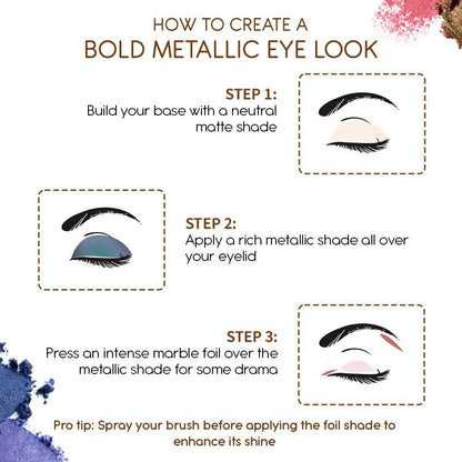 Kay Beauty By Katrina Kaif Multi Texture Eyeshadow Palette - Celestial