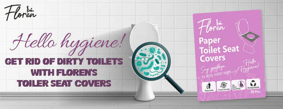 Floren Disposable Toilet Seat Covers - 20 pcs