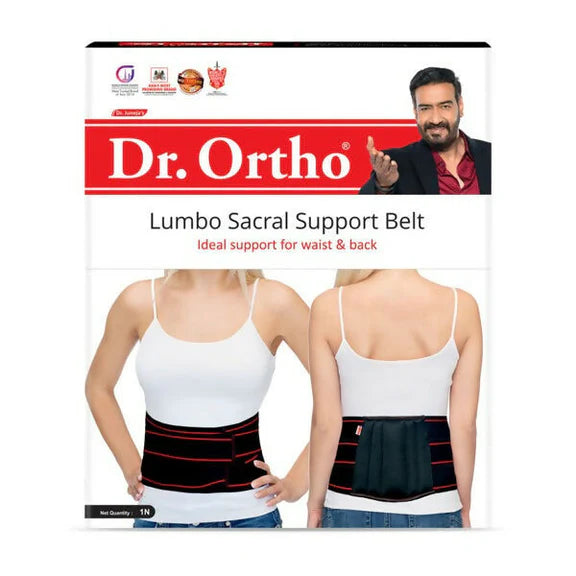 Dr. Ortho An orthopaedic Back Support (Memory foam) & Lumbo Sacral Support Belt Combo - combo