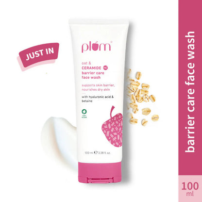 Plum Oat & 1% Ceramide Barrier Care Face Wash - 100 ml