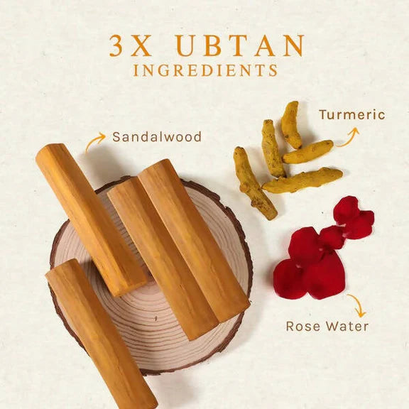 Lotus Herbals Radiance Boost Ubtan Face Scrub - 100 gm