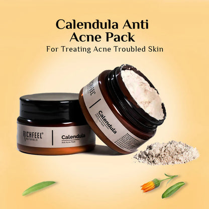 Richfeel Calendula Anti-Blemish Cream - Soothing Echinacea - 50 gm