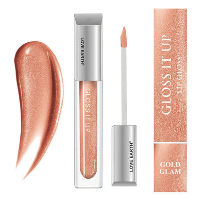 Love Earth Lip Gloss - Gold Glam (Golden) - 3 ml