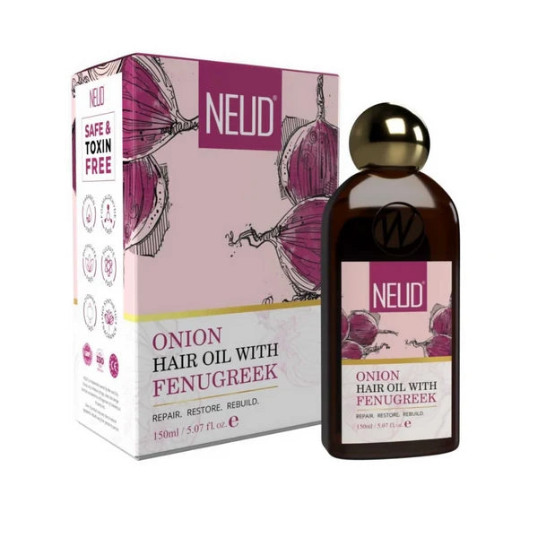 Neud Premium Onion Hair Oil with Fenugreek - 150 ml