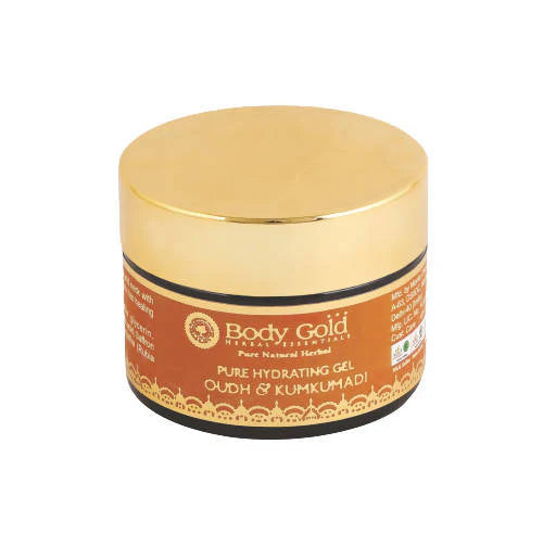 Body Gold Pure Hydrating Gel - Oudh & Kumkumadi - 50 gm