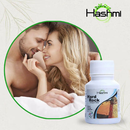 Hashmi Pharmacy Hard Rock Capsules are formulated with natural ingredients like Ashwagandha, Safed Musli, Gokshur, Gheekwar, and more. - 20 caps