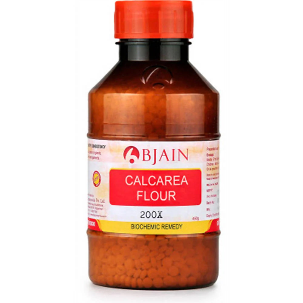 Bjain Homeopathy Calcarea Fluorica (Flour) Biochemic Tablet -3X - 25 gm