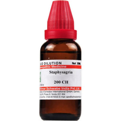 Dr. Willmar Schwabe India Staphysagria Dilution -6 CH