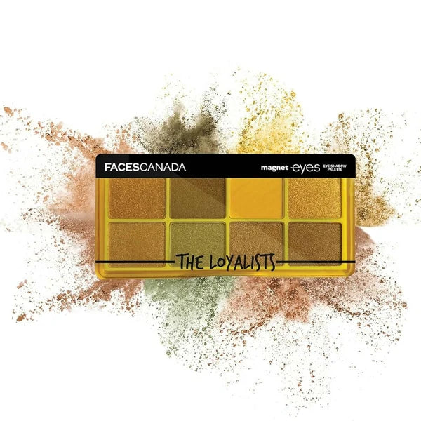 Faces Canada Magneteyes 8 in 1 Eyeshadow Palette - The Loyalists - 6.4 gm