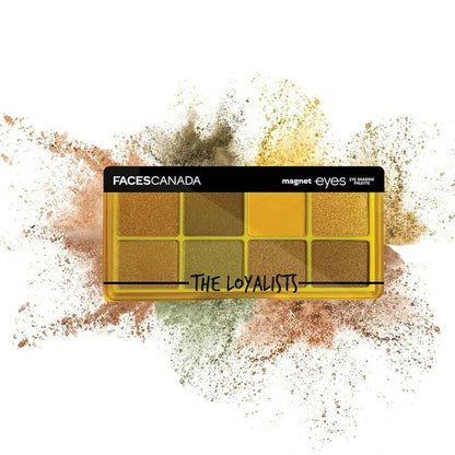 Faces Canada Magneteyes 8 in 1 Eyeshadow Palette - The Loyalists - 6.4 gm