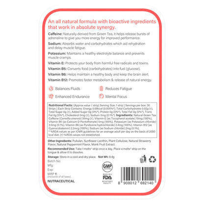 Wellbeing Nutrition Melts Restful Sleep & Instant Energy Oral Strips Combo