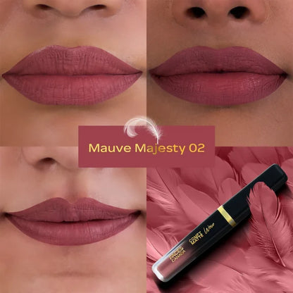 Faces Canada Comfy Matte Wow Liquid Lipstick - Mauve Majesty 02 - 3.8 ml