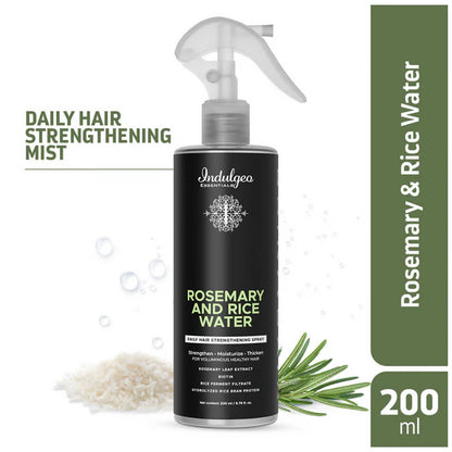 Indulgeo Essentials Rosemary And Rice Water Hair Growth Spray - 200 ml