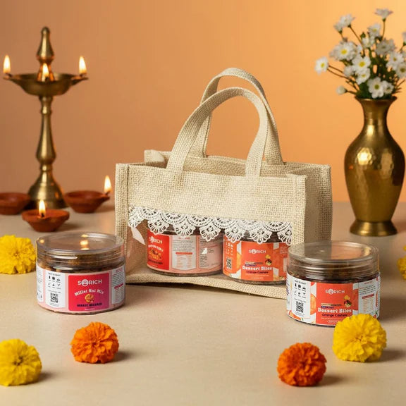 Sorich Organics Mini Light and Bites Hamper - Gift Box